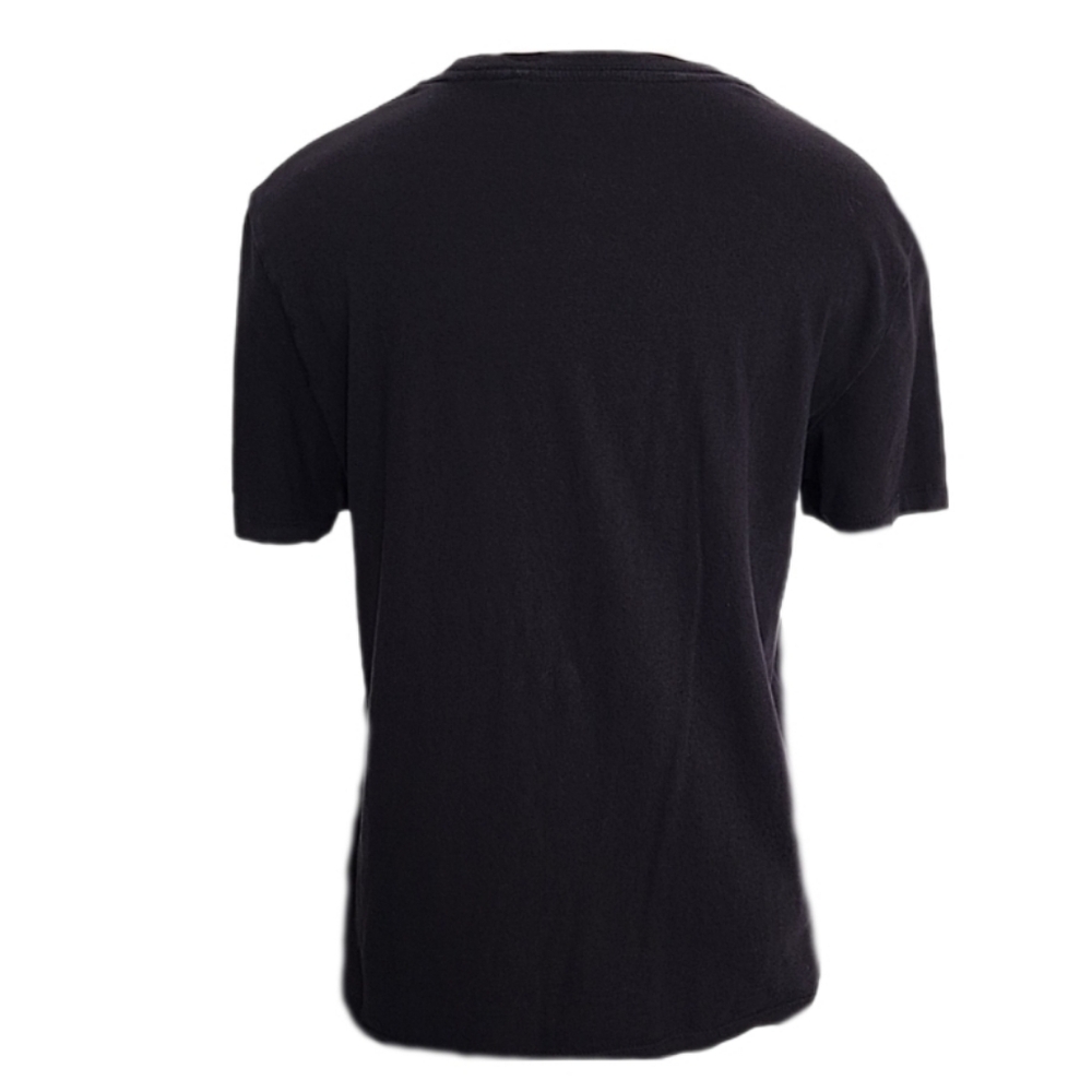 Guess T-Shirt Unisex Embossed Logo 100% Cotton Short Sleeve Vintage Black Size S - Picture 9 of 11